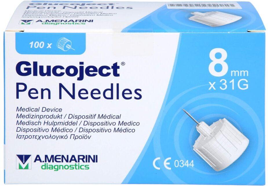 Glucoject Pen-nadeln 31 Gx8 Mm 0,25 Mm