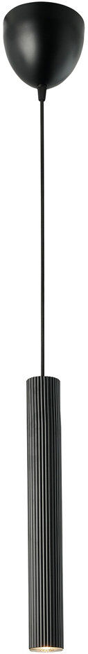 Nordlux Vico 1 - Light Unique/Statement Pendant Black/Black 40cm H X 5cm W