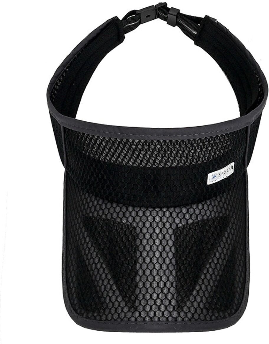 INF Offenes Mesh-Sonnenvisier – Verstellbares Polyester, schnelltrocknend und atmungsaktiv für Laufen und Outdoor-Sport