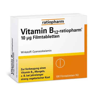 Vitamin B12-Ratiopharm 10 µg Filmtabletten 100 St