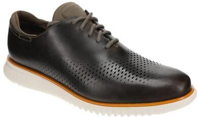 Cole Haan Zerogrand Laser Wingtip - Mens 7 Grey Oxford Shoes Medium