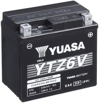 Yuasa Starterbatterie Agm Ytz6v High Performance Maintenance Free 12v 5ah 90a 68ah