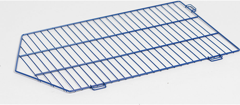 kaiserkraft Trenngitter, für Stapelkorb BxH 770 x 485 mm, enzianblau