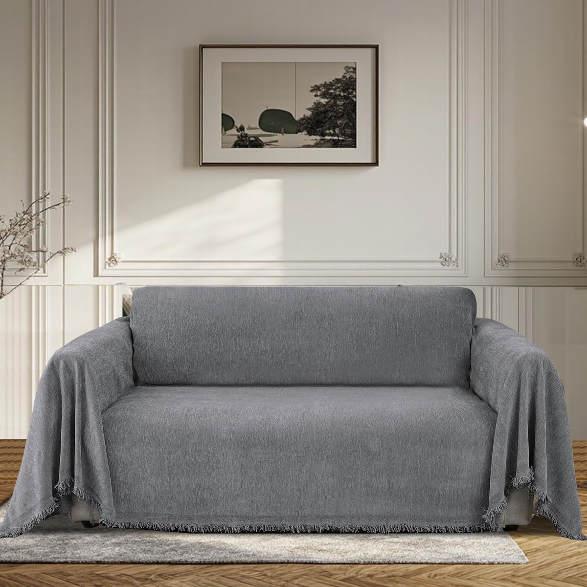 Unyqoos Chenille Bankhoes voor Bescherming en Decoratie