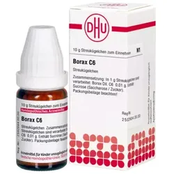 BORAX C 6 Globuli 10 g Globuli