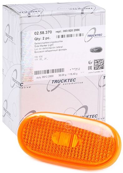 TRUCKTEC AUTOMOTIVE 02.58.370 Sidemarkeringslys