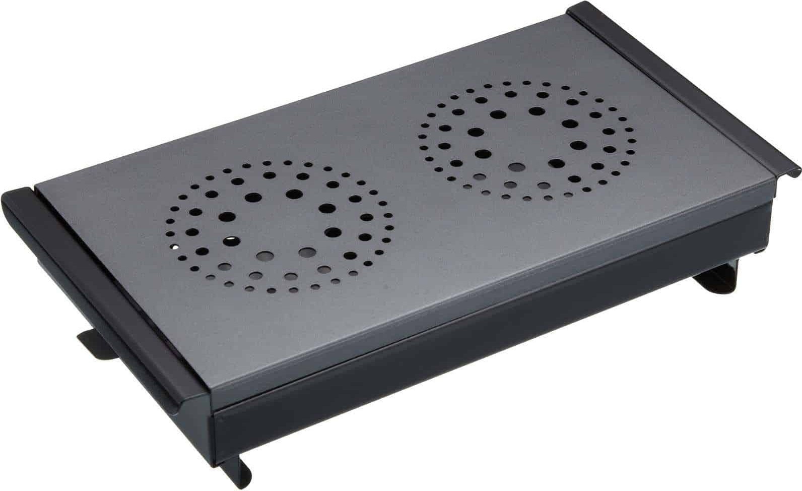 KitchenCraft MasterClass Warmteplaat van koolstofstaal, 33 x 17,5 x 6,5 cm