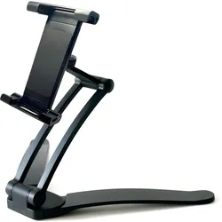 Desire2 Tablet Holder 2-in-1 XL Wall and Portable for up to 12.9" Black, Tablet Halterung, Schwarz
