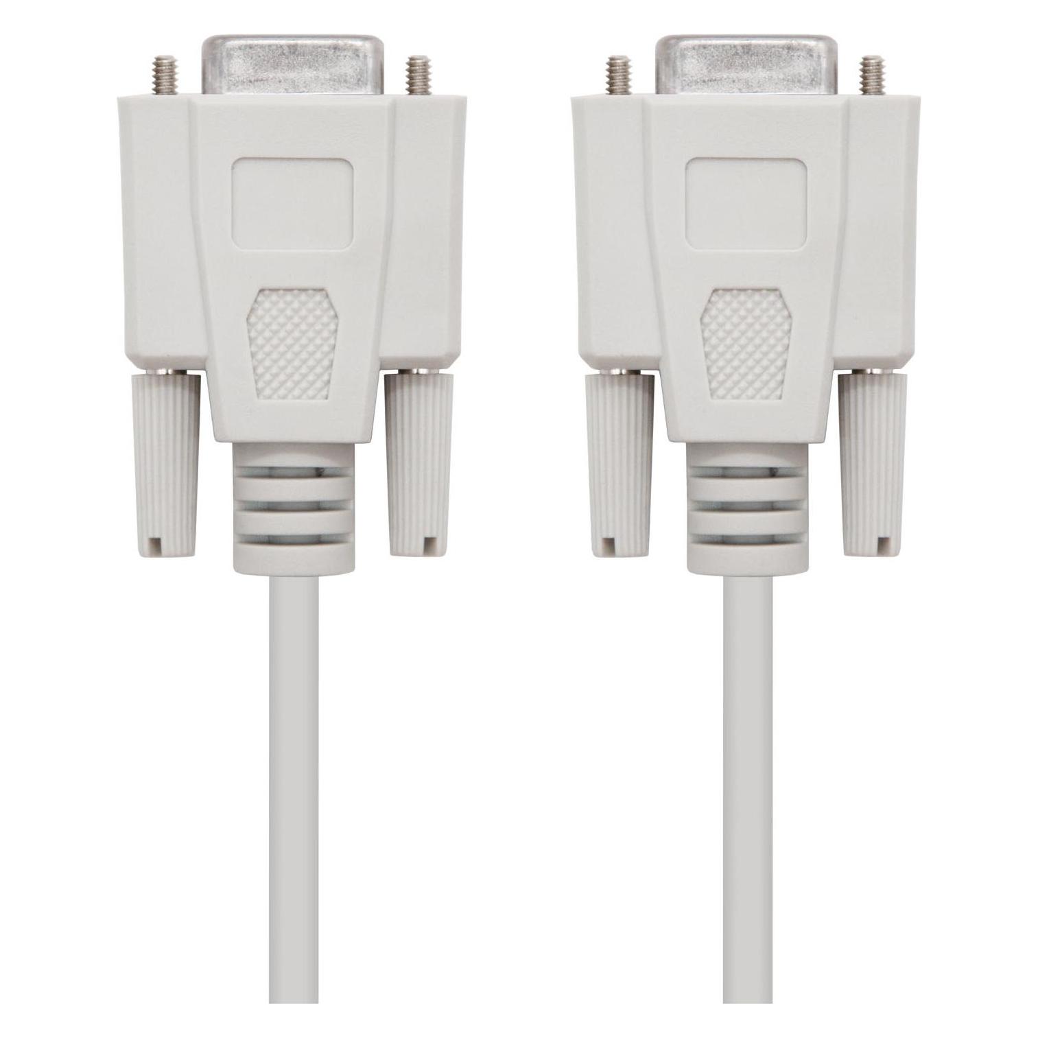 Nanocable cable serie null modem db9 h/h 1.8m (1.80 m) (10.14.0602)