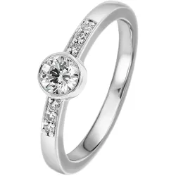 Viventy 769721 Damen-Ring Silber 925 Verlobungsring Zirkonia, 56/17,8