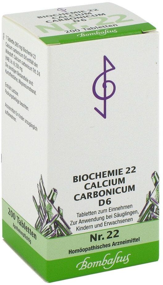 Biochemie 22 Calcium carbonicum D6 Tabletten