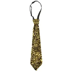 Krawatte "Pailletten", gold