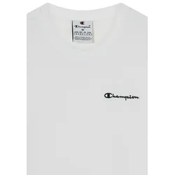 CHAMPION SS Tee WHT-NS - L