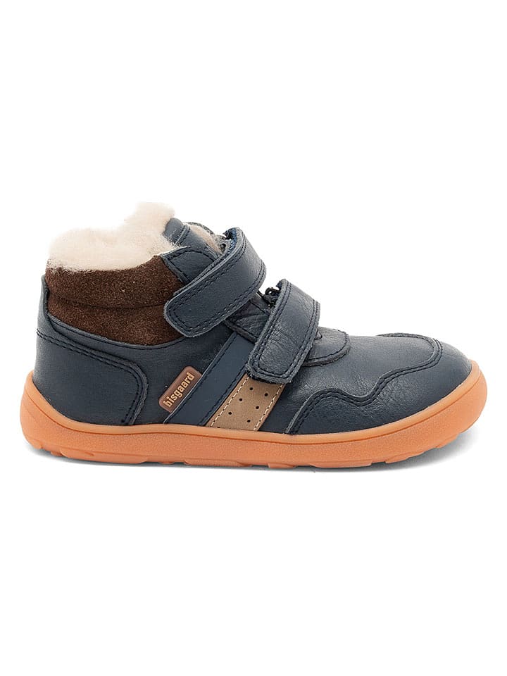 bisgaard Leder-Barfußschuhe in Dunkelblau - 22