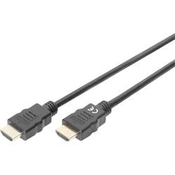 Digitus HDMI Anschlusskabel HDMI-A Stecker, HDMI-A Stecker 2.00 m Schwarz DB-330123-020-S 4K UHD, Audio Return Channel HDMI-Kabel