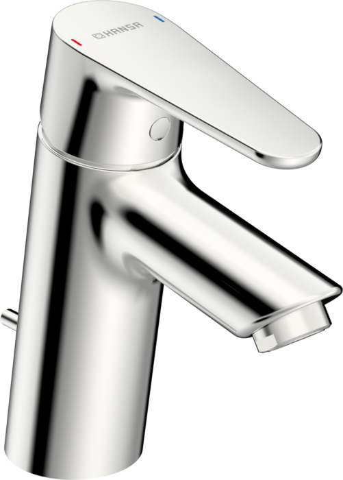 Hansavantis Waschtischarmatur 52402263 mit Ablaufgarnitur, Ausladung 192mm, chrom