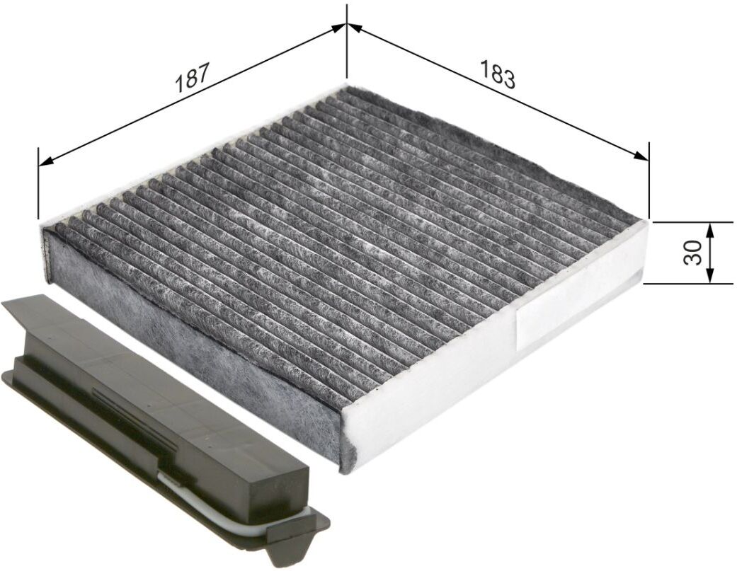 Innenraumluftfilter mit Aktivkohle BOSCH 1 987 435 501