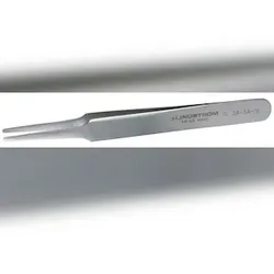 LINDSTRÖM Hochpräzisions Pinzette, Sline, flach/abgerundet, 120 mm