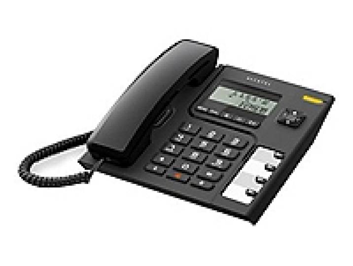 Alcatel T56 Téléphone analogique Identification de l'appelant Noir
