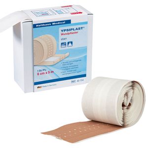 Holthaus Pflaster Ypsiplast Wundpflaster, 1 Rolle, 5m x 8cm
