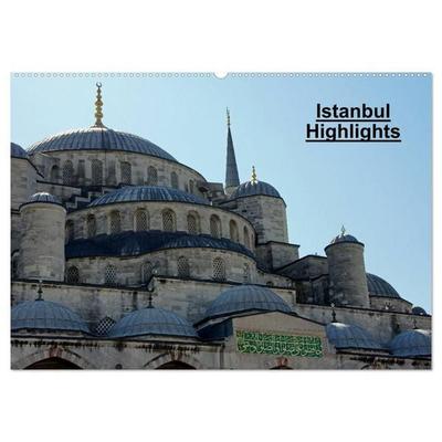 Istanbul Highlights (Wandkalender 2027 DIN A2 quer), CALVENDO Monatskalender