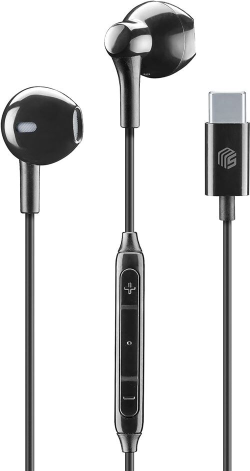 Music&sound Auriculares Music & Sound Capsule AUCAPSULEMSTYPECK USB-C Preto