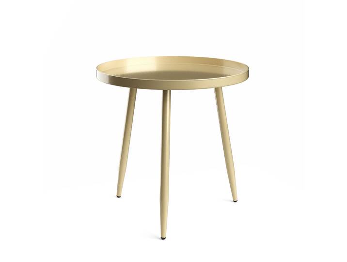 Beistelltisch RACHEL rund 43 x 46 cm gold