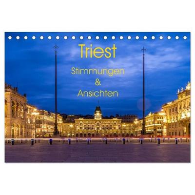 Triest - Stimmungen und Ansichten (Tischkalender 2027 DIN A5 quer), CALVENDO Monatskalender