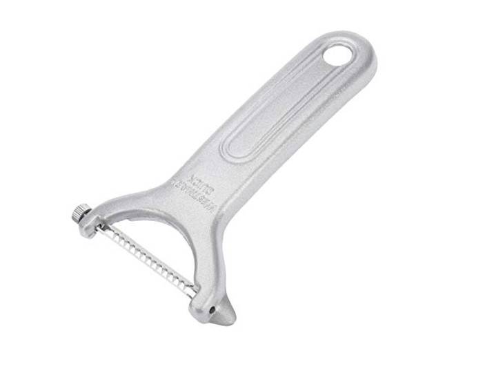 Westmark Juliennesnijder, groenteschiller, Quick-Spezial, grof gekarteld roestvrijstalen mes, aluminium, kleur: grijs/zilver, 60962270