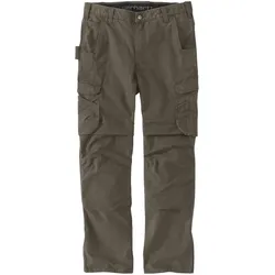 Carhartt, Arbeitshose, Werkbroek Men Rugged Flex Steel Relaxed Double Front Cargo Tarmac W40/L30 (W40/L30)