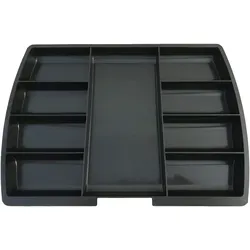ALCO Geldkassette Stahlblech mit Schloss 330x235x90mm schwarz