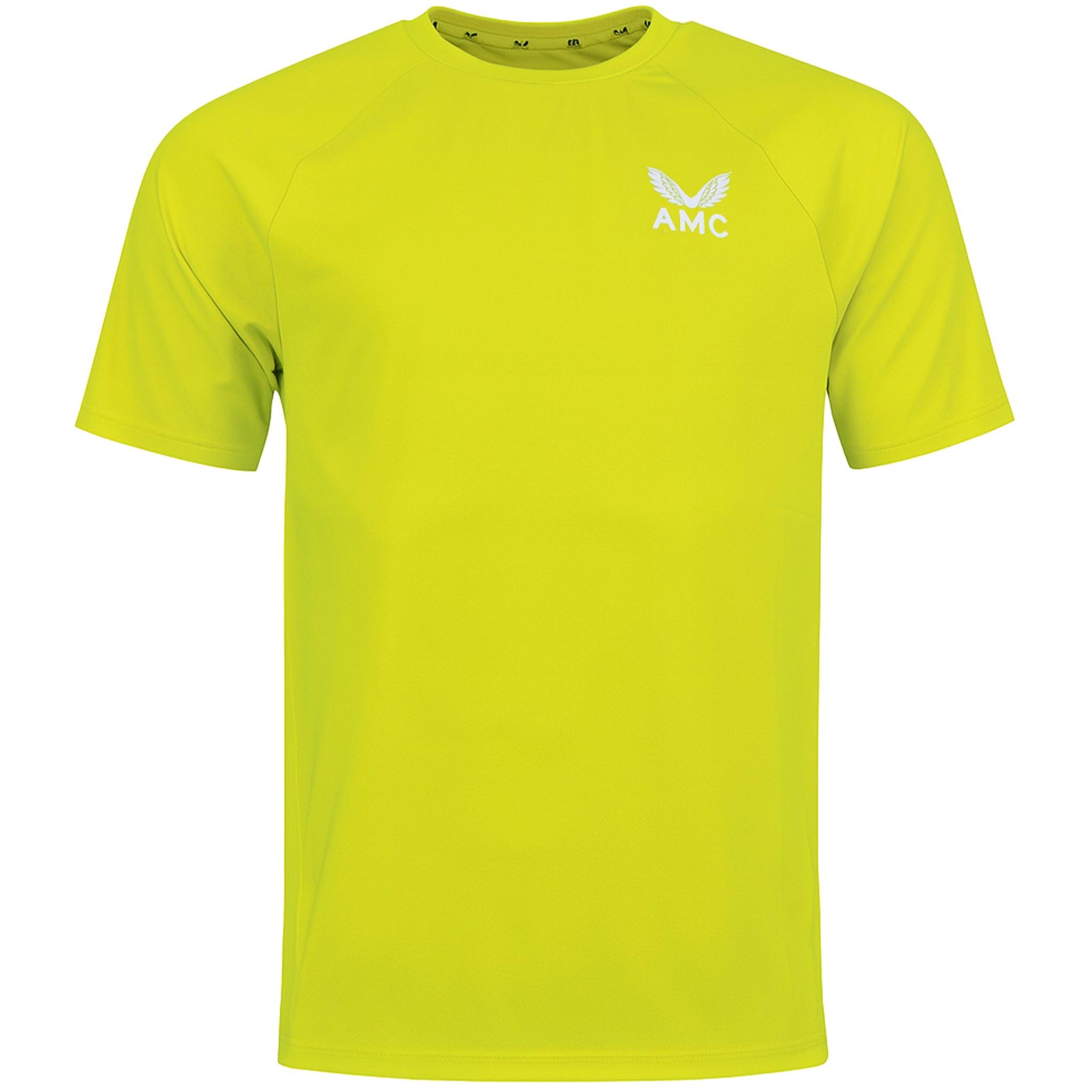 Castore AMC Performance Herren Grün Tennis T-Shirt
