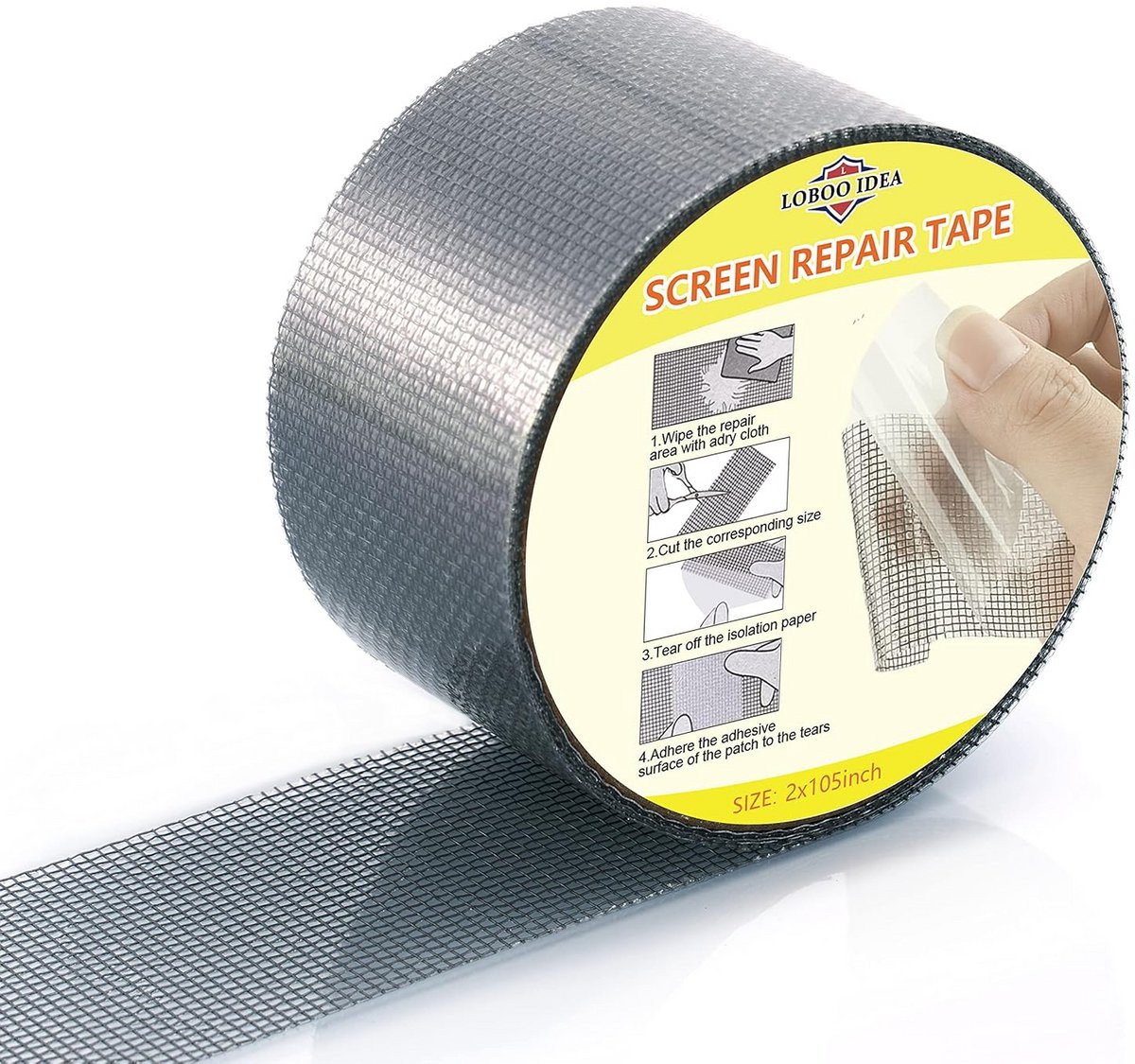 Raamscherm Reparatieset Tape - Sterke Zelfklevende Glasvezel voor Schermreparaties