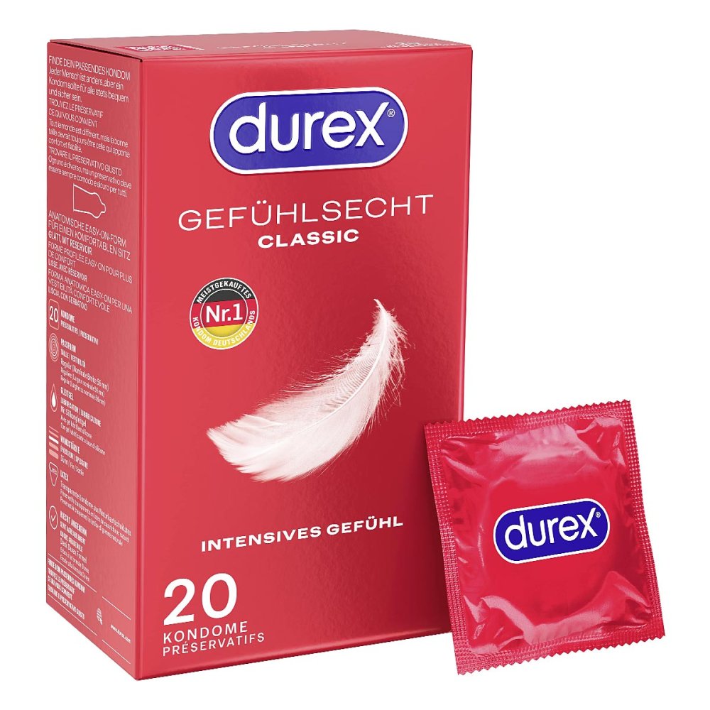 Reckitt Benckiser Deutschland GmbH Durex Gefühlsecht classic Kondome 16596667