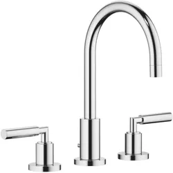 Dornbracht Waschtisch Armatur Tara. 2071388200 chrom, Ausladung 165mm, Griffhebel, 3 Loch Armatur