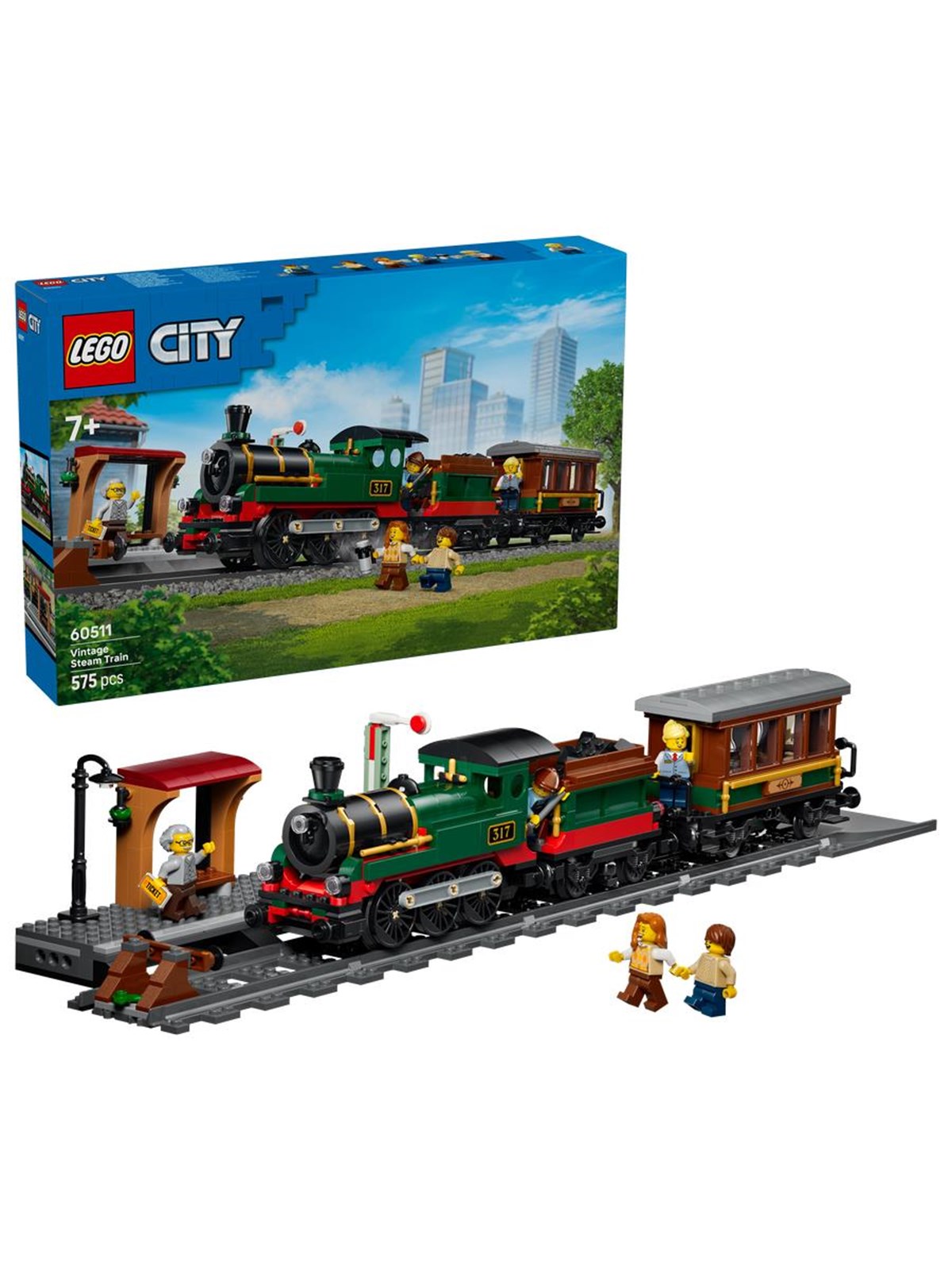 LEGO City 60511 Klassischer Dampfzug