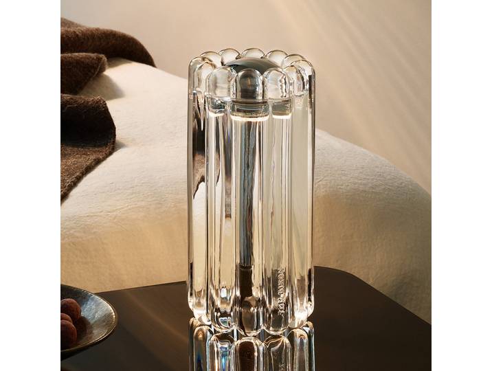 Press Tischleuchte Clear - Tom Dixon - Wohnzimmer - Design - Glas - Einflammig