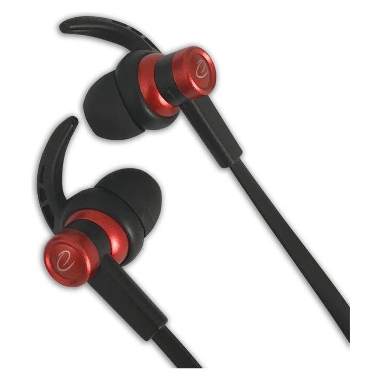 Esperanza Earphones With Microphone And Volume Control Eh201 Black/Red (Kabelgebunden) (EH201KR)