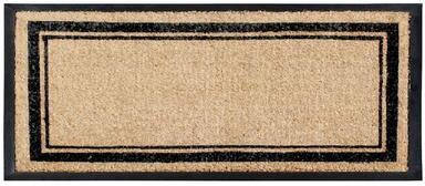 A1 Home Collections Natural Coir & Rubber Hand Flocked Large Door Mat