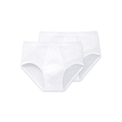 Slip SCHIESSER "Slip Original Classics 2er Pack", Herren, Gr. M, weiß, Obermaterial: 100% Baumwolle CO., Unterhosen Slip