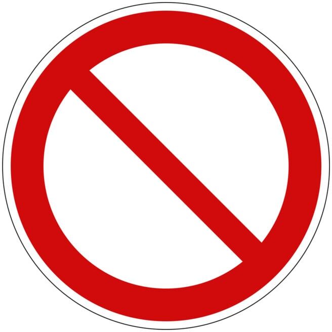Panneau d'interdiction Eichner Panneau d'interdiction générale (9225-10020-010)