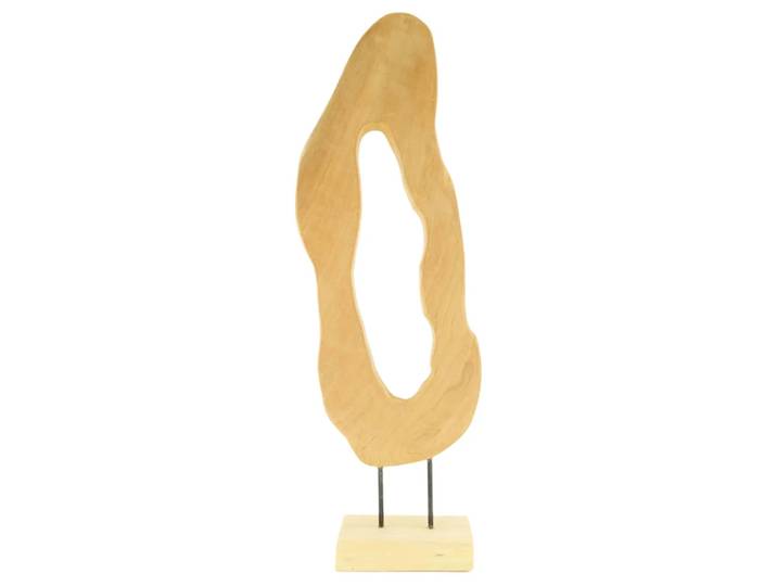 Figur Organische Form Auf Ständer, Teakholz H: 58 cm Decofinder
