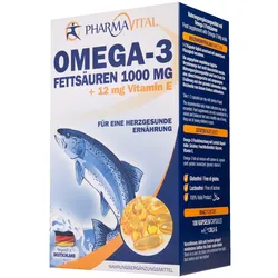 OMEGA-3 FETTSÄUREN 1000 mg+12 mg Vit.E Kapseln 100 St