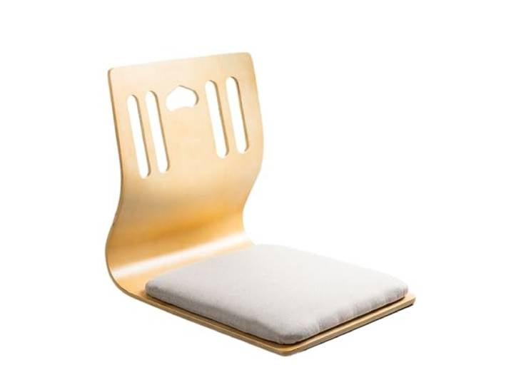 OUTIFUOTPP EIN modernes Standstuhl-Set mit Tatami-Matten und einem minimalistischen, beinlosen Herdtisch(White2)