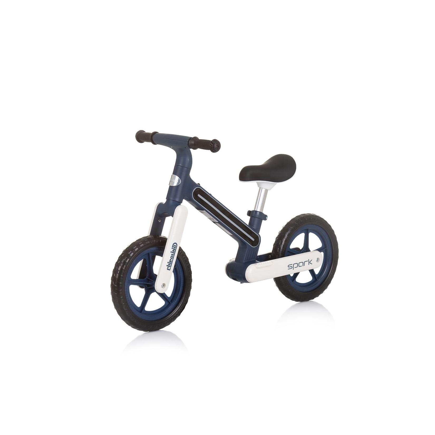 Chipolino Laufrad Spark 12 Zoll Lichteffekte höhenverstellbar rutschfeste Griffe blau
