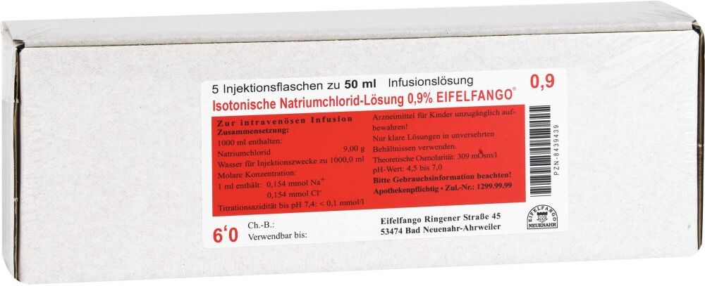 Isotonische Nacl Lösung 0,9% Eifelfango