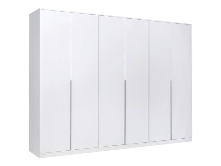 P & B Drehtürenschrank Brest, Weiß, 3 Fächer, 276x211x53 cm, in verschiedenen Größen erhältlich, Schlafzimmer, Kleiderschränke, Drehtürenschränke