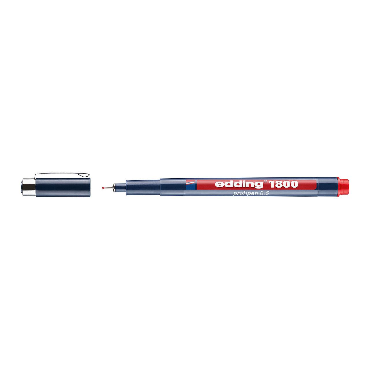 edding 1800 Fineliner rot 0,5 mm, 1 St.