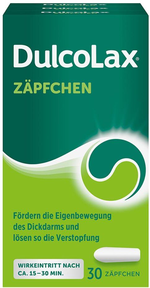 Dulcolax Zäpfchen Abführmittel bei Verstopfung mit Bisacodyl 30stk