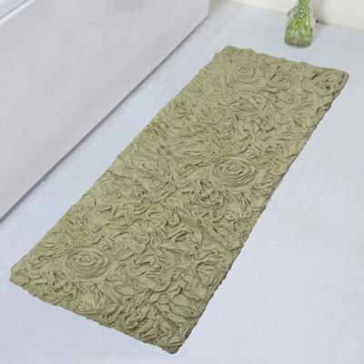 Home Weavers Inc Bellflower Bath Rug Runner 54 x 21, 54 x 21, Pear